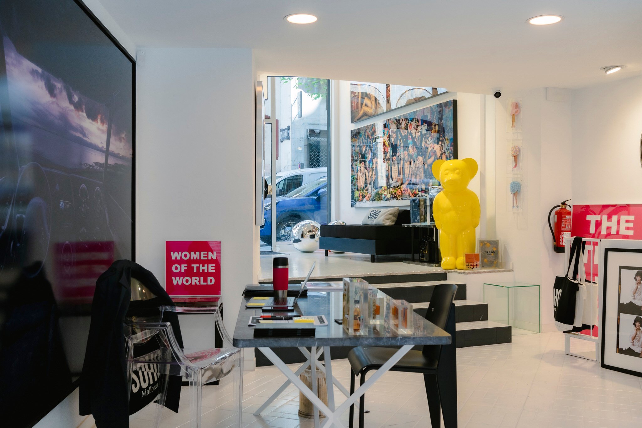 Photograph of the interior of the Soho Gallery